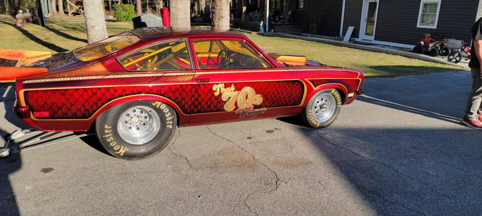 After '71 Vega Old School Paint Job